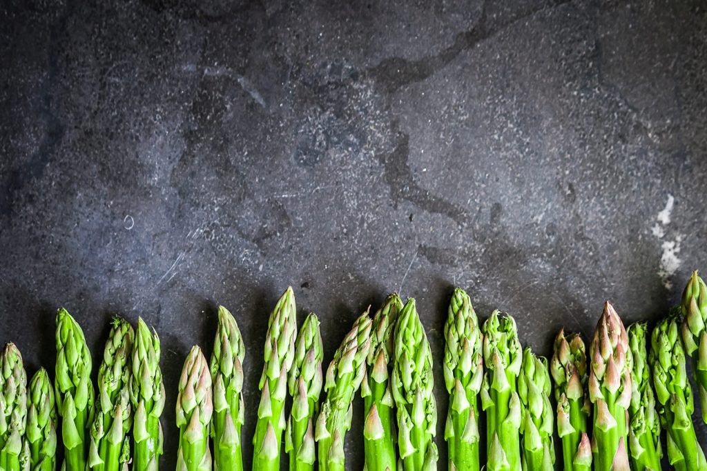 Fresh asparagus background